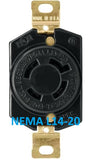 20amp Power Spy™ OUTDOOR Customize Your Own, 20A 240v power monitor - Single plug to single outlet with kWh meter